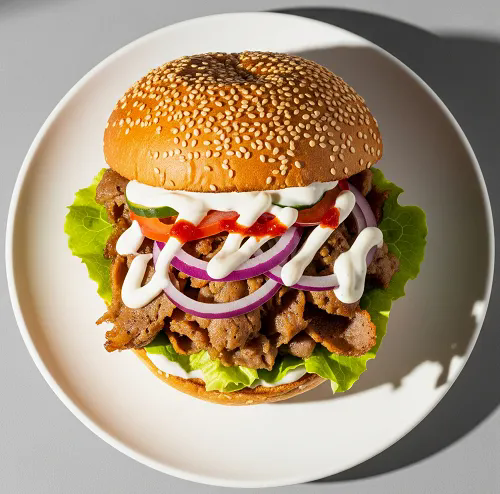 Lamb Shawarma Burger 