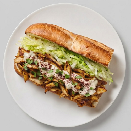Chicken Shawarma Hoagie Wrap 