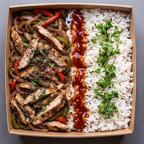 Chicken Shawarma & Rice Box 