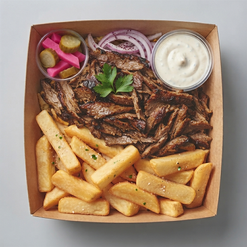 Lamb Shawarma & Chips Box 